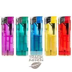  Öngyújtó Lux elektromos Led-es átlátszó