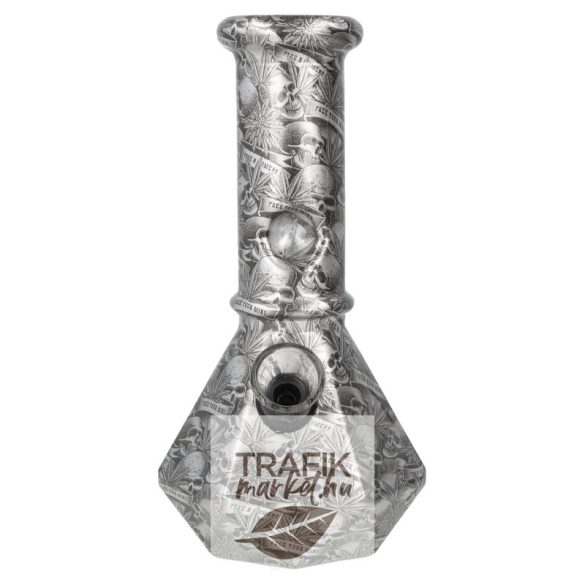  Bong pipa üveg 15 cm Zorr koponya