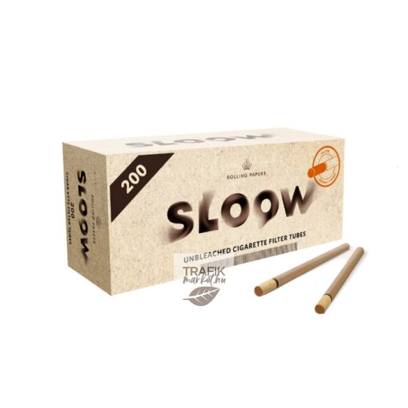 Cigarettahüvely Sloow 200 db-os adalékanyag mentes