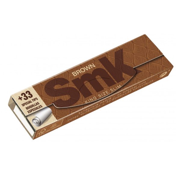 Cigarettapapír SMK brown+tip