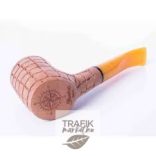 Passatore "Sailor" rusztikolt pipa hajlított szárral