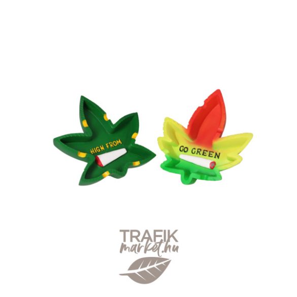  Hamuzó kerámia cannabis 2 féle 12,5*12*2 cm