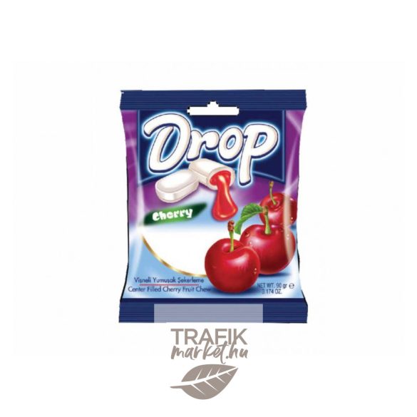 Drop cherry olvadós cukorka 90g 24db/karton