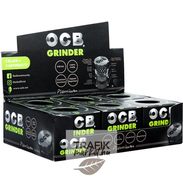 Dohányőrlő fém Ocb 4 részes