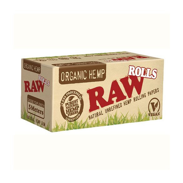 Cigarettapapír Raw rolls organic