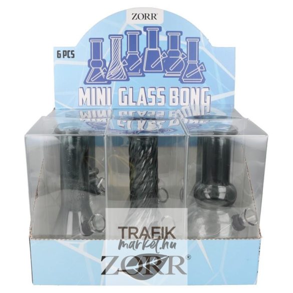 Bong pipa üveg 15 cm Zorr