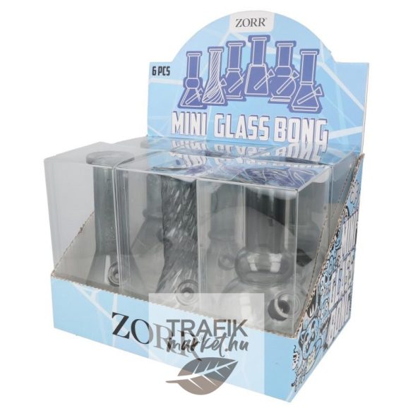 Bong pipa üveg 15 cm Zorr