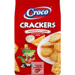Croco kréker Hagymás-tejfölös 100g