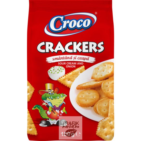 Croco kréker Hagymás-tejfölös 100g