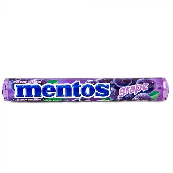 Mentos grape drazsé