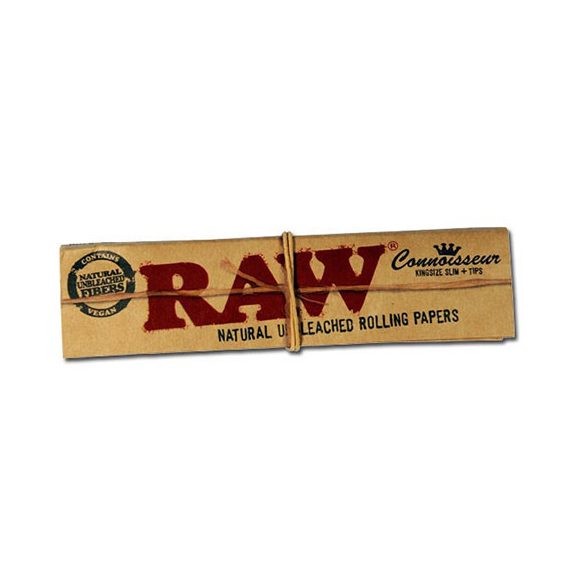 Cigarettapapír Raw ks+tip