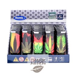 Öngyújtó Atomic fém tokos vihar cannabis