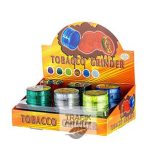 Dohányőrlő műanyag cannabis 5 cm 4 részes 340074