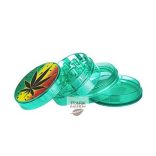Dohányőrlő műanyag cannabis 5 cm 4 részes 340074