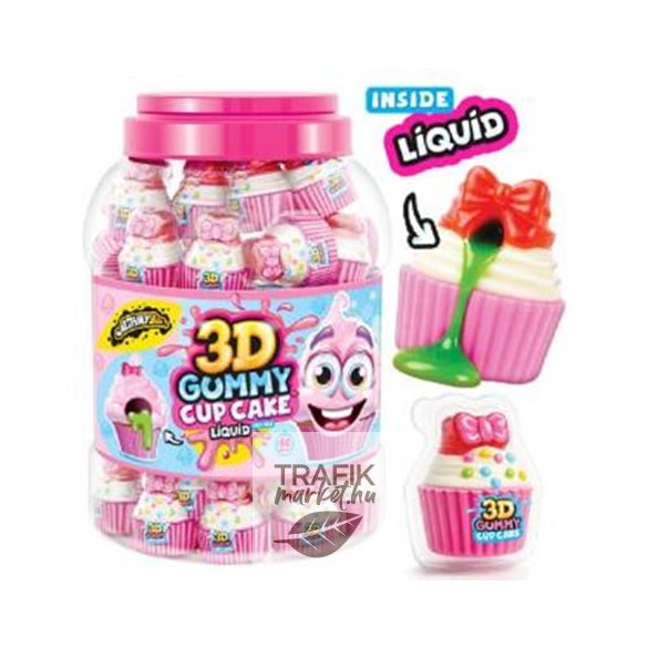 Johny bee 3d gummy cupcake epres