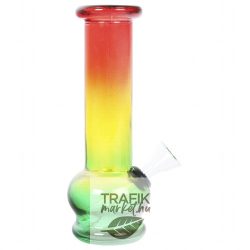 Bong pipa üveg 15 cm színes 65486