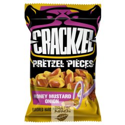 Crackzel mézes-mustáros-hagyma ízű perec darabok 65g