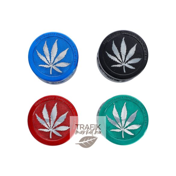 Dohányőrlő fém cannabis minta 4 cm 4 részes