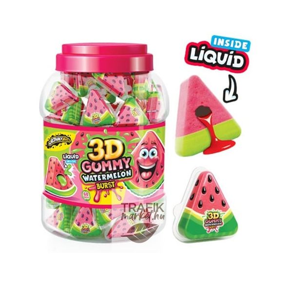  Johny bee 3d juicy watermelon gumicukor 18g