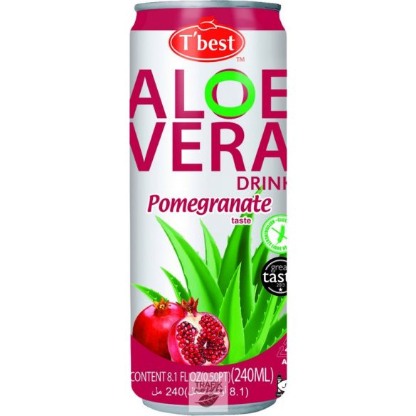 T-Best aloe vera gránátalma 240 ml + (DRS) 50 Ft/db