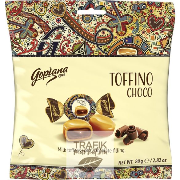TOFFINO CHOCO Karamella csokoládé krémmel töltve 80 g.