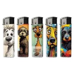  Öngyújtó Royal elektromos mintás dog