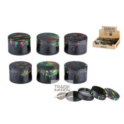 Dohányőrlő fém 4 részes 340199