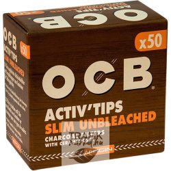 Cigarettafilter OCB Active Virgin 7 mm 50 db-os