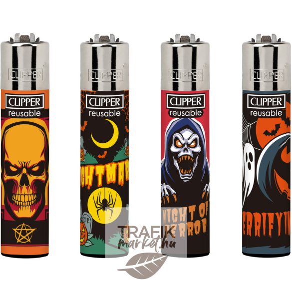  Öngyújtó Clipper tűzköves félelmetes éjszaka