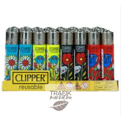 Öngyújtó Clipper tűzköves virág