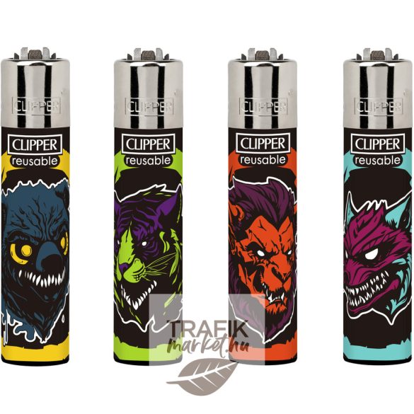  Öngyújtó Clipper tűzköves zombie állatok