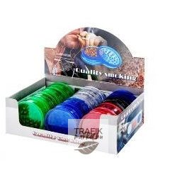 Dohányőrlő műanyag színes