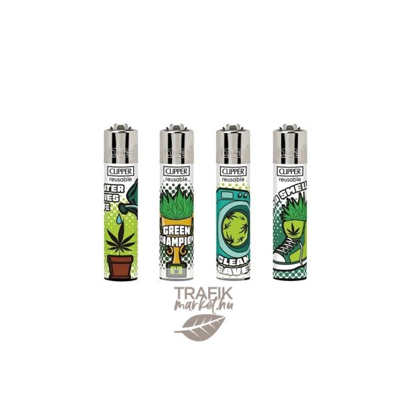  Öngyújtó Clipper tűzköves füves 3