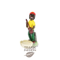 Hamutál kerámia rasta 22 cm álló gitáros