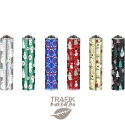 Öngyújtó Clipper tűzköves fém hóember