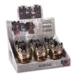 Dohányörlő fém koponya