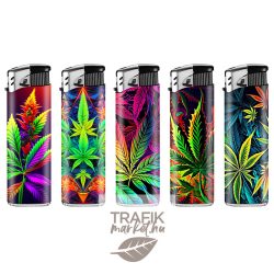  Öngyújtó Lux elektromos cannabis levelek