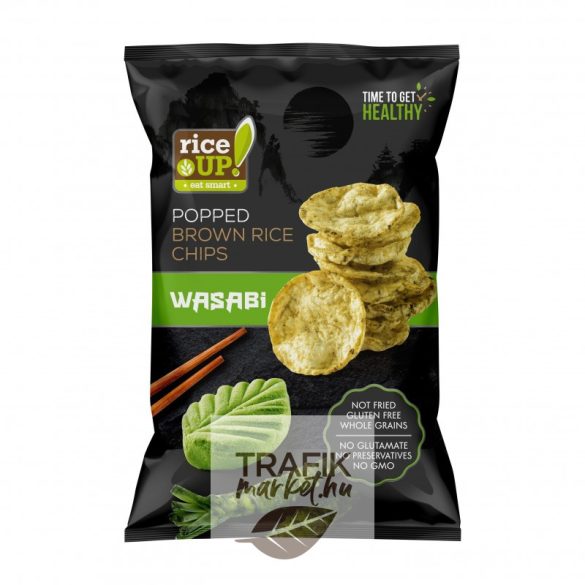 Rice Up Chips wasabi ízű 60g