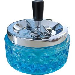 Hamutál pörgős üveg 11 cm kék